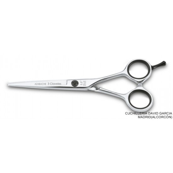 Tijera Peluquero Azabache 3 Claveles 5,5 Tijera Peluquero Azabache 3 Claveles 5,5